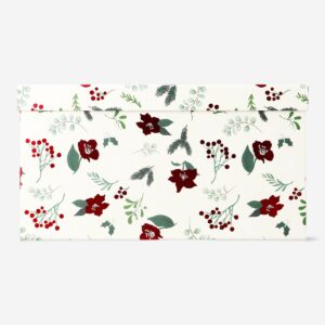 Gift box with Christmas flowers - Large - Image 3