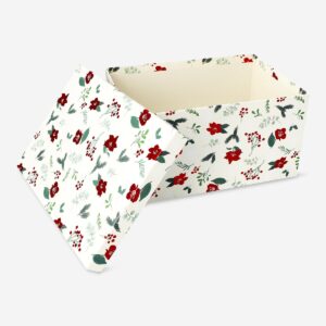 Gift box with Christmas flowers - Large - Image 2