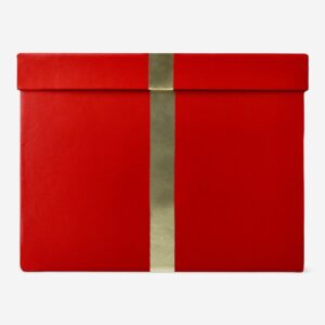 Gift box with ribbon design - Large - Image 3