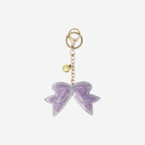Key ring - Glitter bow - Image 1
