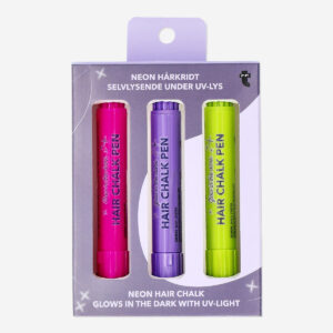 Glow in the dark hair chalks - 3 pcs - Image 1