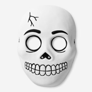Skull mask that glows in the dark - For adults - Image 2