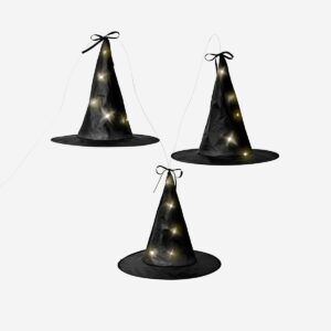 Glowing witch's hats - 3 pcs - Image 2