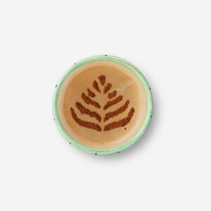 Gold coffee stencils as pumpkin and leaf - 2 pcs - Image 3