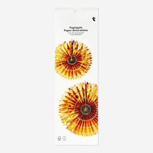 Gold Paper Decorations - 2 pcs - Image 2