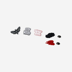 Gothic clothing pins - 5 pcs - Image 3