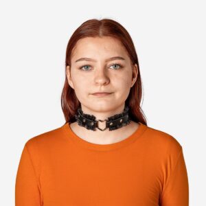 Gothic necklace with heart