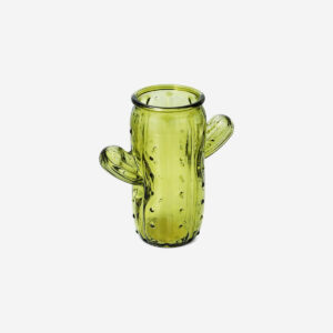 Green cactus vase - 16 cm - Image 1