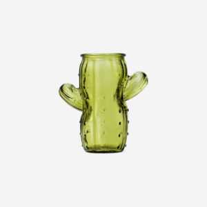 Green cactus vase - 16 cm - Image 2