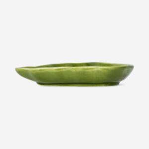 Green leaf trinket tray - 13 cm - Image 3