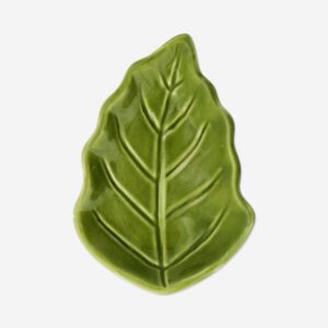 Green leaf trinket tray - 13 cm - Image 1