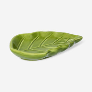 Green leaf trinket tray - 13 cm - Image 2
