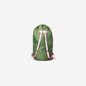 Green cotton laundry bag - Image 2