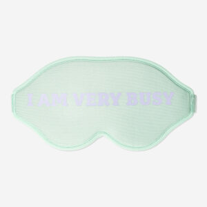 Green foam sleeping mask for adults - Image 1