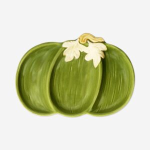 Green pumpkin serving bowl - 20 cm - Image 2