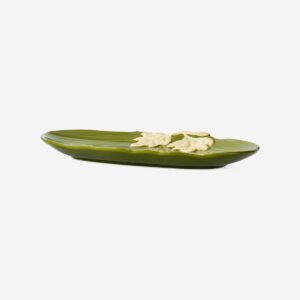 Green pumpkin serving plate - 33 cm - Image 3