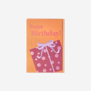 Birthday card with gift motif - Image 1
