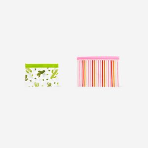 Grip seal bags with fun prints - 2 pcs - Image 1
