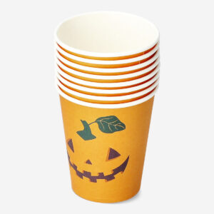 Halloween paper cups - 8 pcs - Image 3