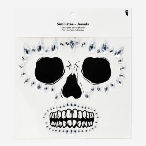 Halloween skull face jewels - Image 1