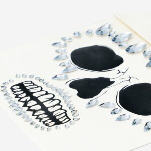 Halloween skull face jewels - Image 2