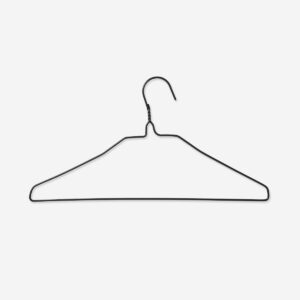 Grey Metal Hangers - 5 pcs - Image 2
