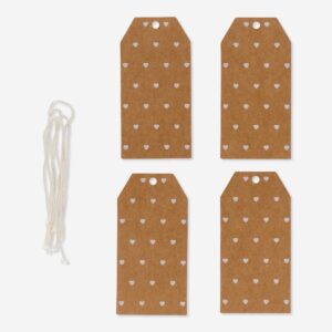 Heart gift tags. 4 pcs - Image 1