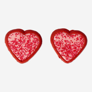 Heart shaped cookies with strawberry flavour - Image 3