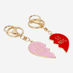 Heart shaped friendship key rings - Image 2