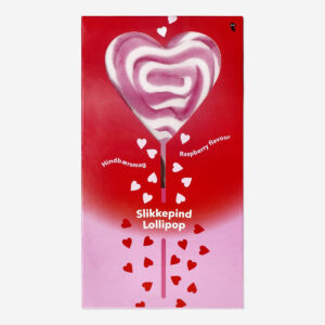 Heart shaped lollipop - XL - Image 1