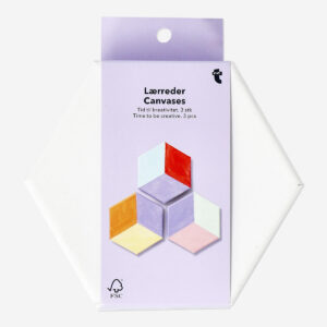 Hexagon-Shaped Canvases - 3 pcs - Image 1