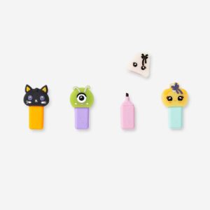 Highlighters with little monsters - 4 pcs - Image 3