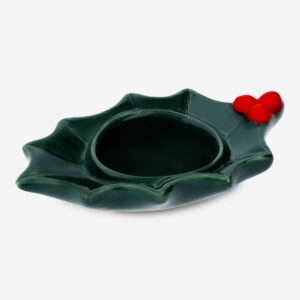 Holly shaped tealight holder - Image 1