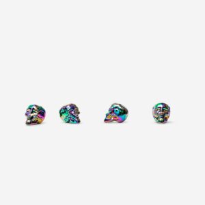 Holographic Decorative Skulls - 4 pcs - Image 2