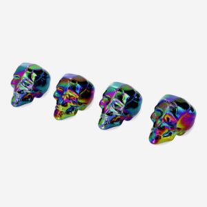 Holographic Decorative Skulls - 4 pcs - Image 1