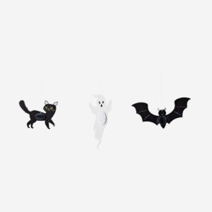 Honeycomb Halloween decorations - 3 pcs - Image 1
