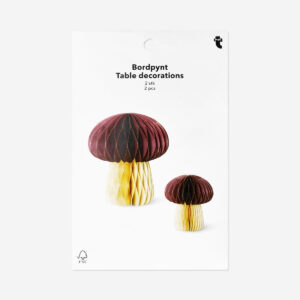 Honeycomb mushroom table decorations - 2 pcs - Image 2