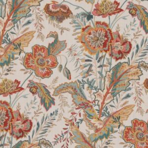 Indienne Flower Red/Teal BP10938.3 - Image 1