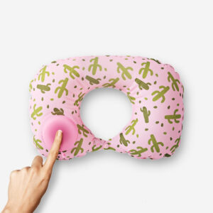 Inflatable cactus travel pillow - Image 1