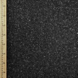 Irish Wool Tweed Fabric - Fleck - Coal - Image 3