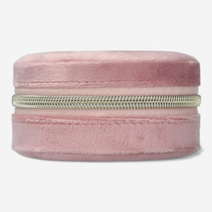 Velvet pink jewellery box - Image 3