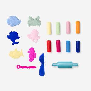 Kids' dough set in suitcase - 19 pcs - Image 3