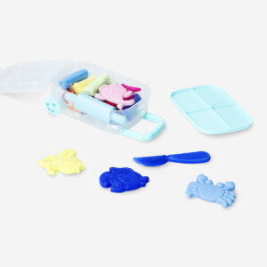 Kids' dough set in suitcase - 19 pcs - Image 2