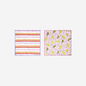 Kitchen cloths with fun prints - 2 pcs - Image 1