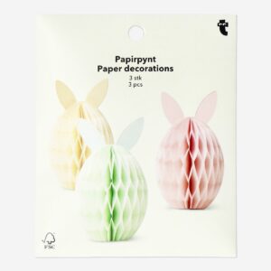 Large Easter paper decorations - 3 pcs - Image 1