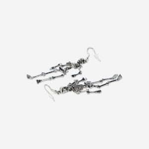 Large skeleton earrings - Image 3