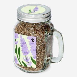 Lavender grow kit in a jar - Image 1