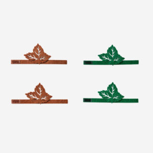 Leaf napkin rings - 4 pcs - Image 2