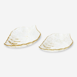 Leaf-Shaped Serving Bowls - 2 pcs - Image 1