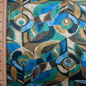 Liberty of London - Silk Satin Fabric - AW25 - Pastel Peacock - Image 3
